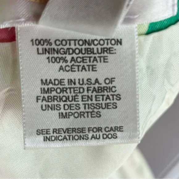 •Talbots• Floral Lined Pencil Skirt - Size 12 - Picture 7 of 8